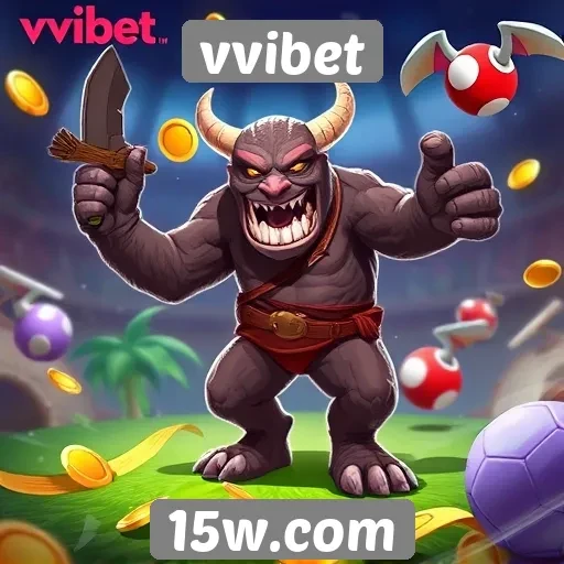 Variedade de jogos disponíveis na plataforma vvibet
